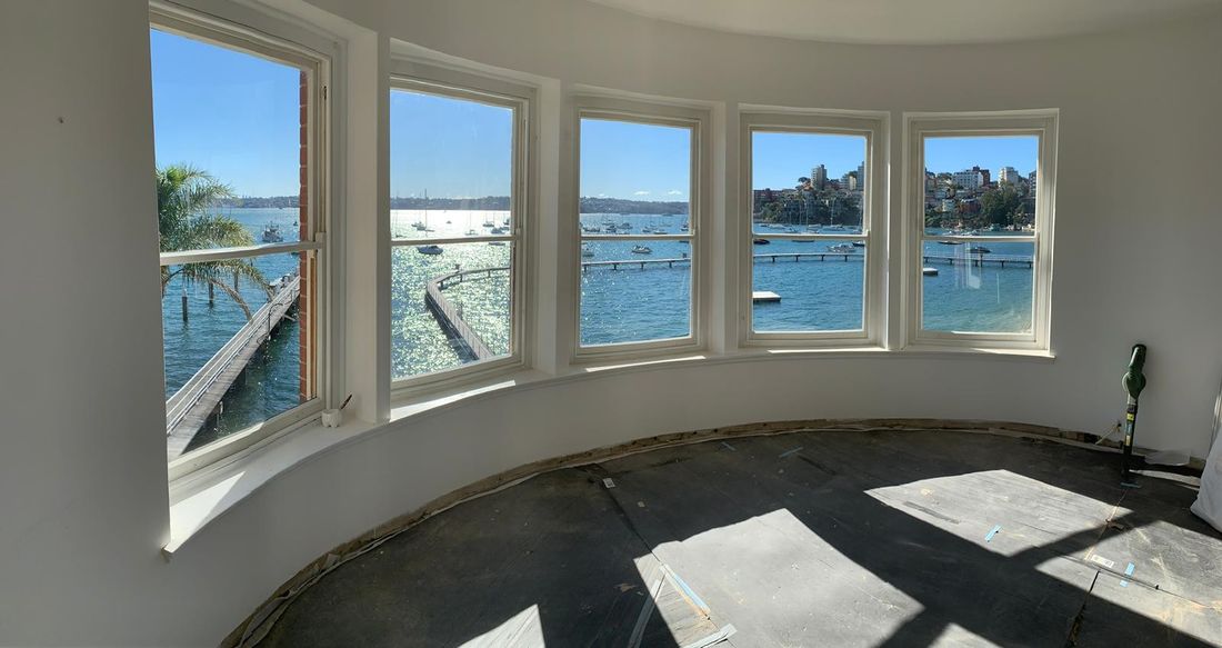 Acoustic draught proof glass overhaul